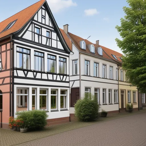 schmuckes einfamilienhaus mit balkon, garage und garten im luftkurort burg (dithmarschen)
