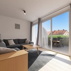 3-zimmer-wohnung mit balkon und einzelgarage - erbbaurecht - Eigentumswohnung in Neuses Erlangen Haus Wohnung Kaufen Bayern